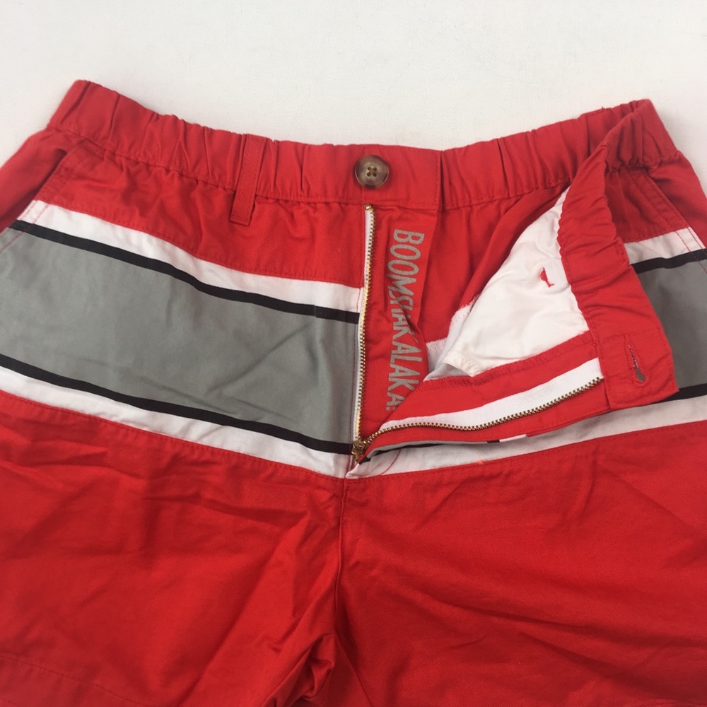 Chubbies Mens Red Stripe Shorts Medium Large - Picture 2 of 7